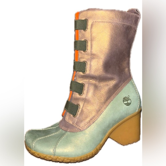 Timberland Urban Mallard High
Heeled Rain Duck Boots..  SIZE: US 8.5M - Picture 3 of 16